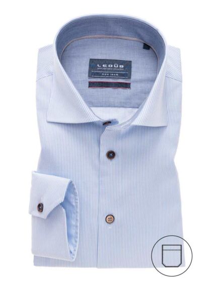Ledub shirt  small stripe special fit 3066