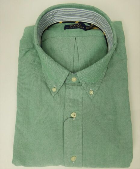 Ralph Lauren shirt classic oxford green 3918
