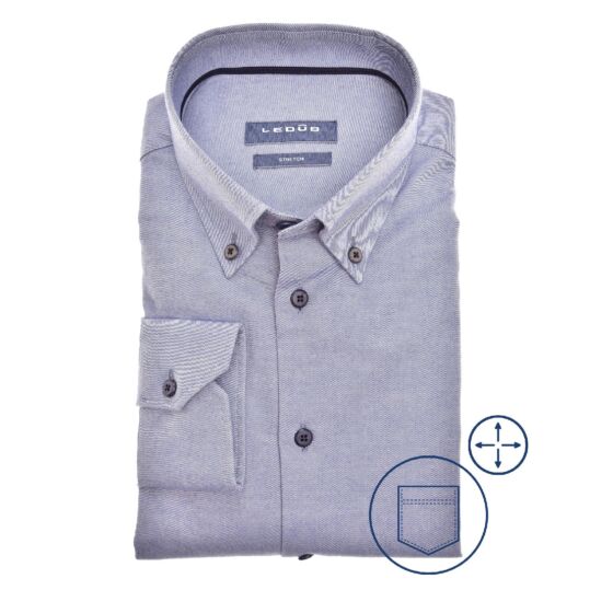 Ledub  Middle Blue casuel shirt 3876