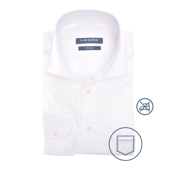 Ledub luxe cotton shirt lange mouw 4312