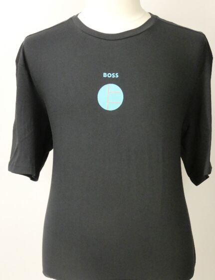 Hugo Boss T shirt print dark blue 3677