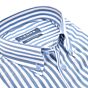 Ledub classic stripe shirt kortemouw 4337